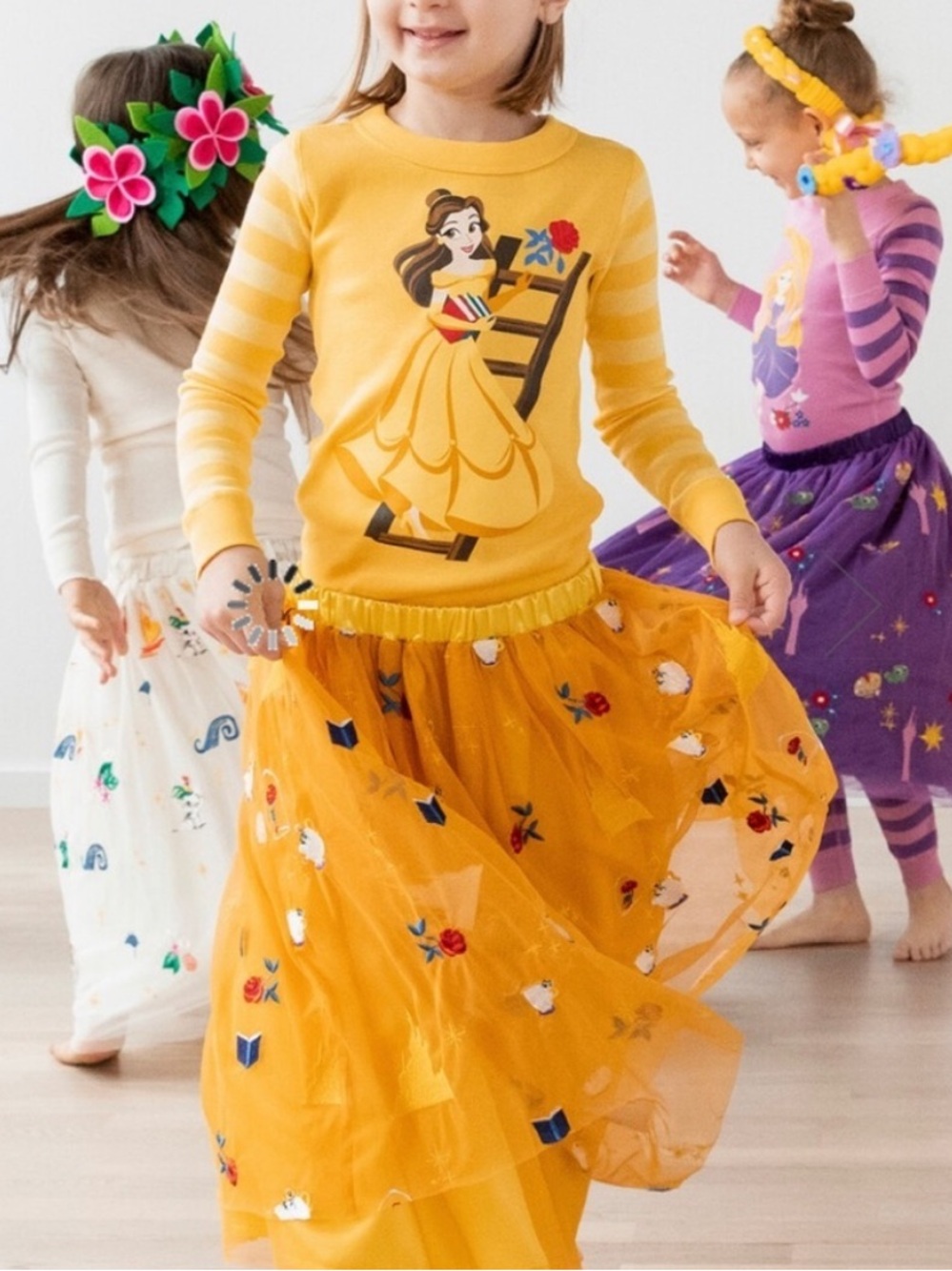 Disney Yellow Satin Skirt - Disney Collection
